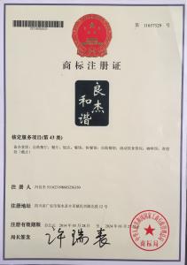 商標注冊證第43類